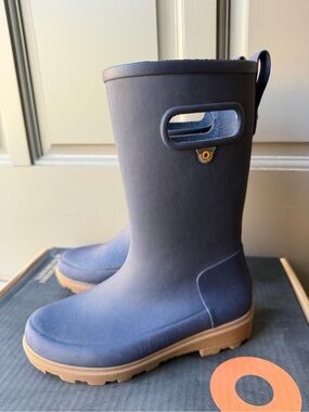 BOGS KIDS RAINBOOTS HOLLY JR TALL NAVY